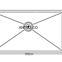 Lavaplatos  Acero Inoxidable  304 100 x 45 cm