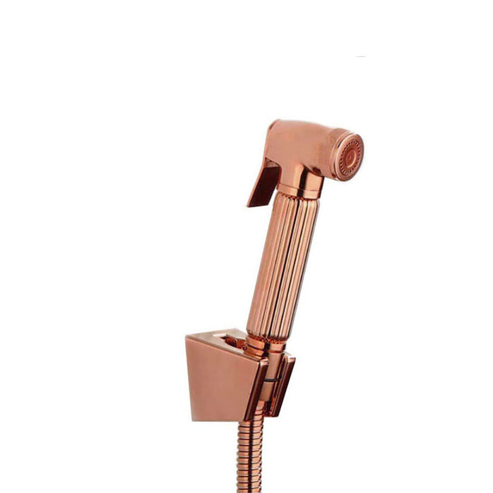 Ducha Telefono  Bidet Oro rosa Manguera y Soporte