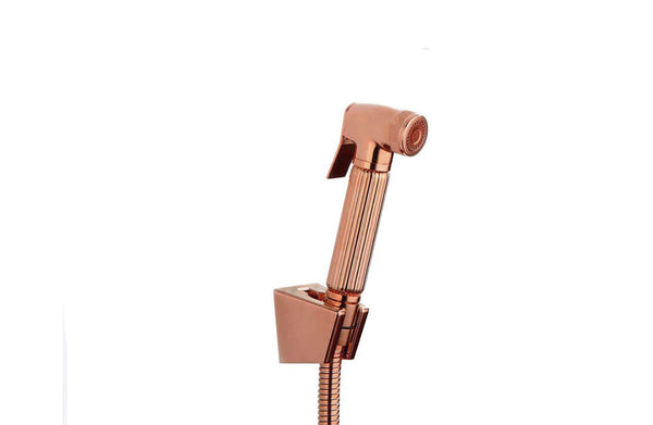Ducha Telefono  Bidet Oro rosa Manguera y Soporte