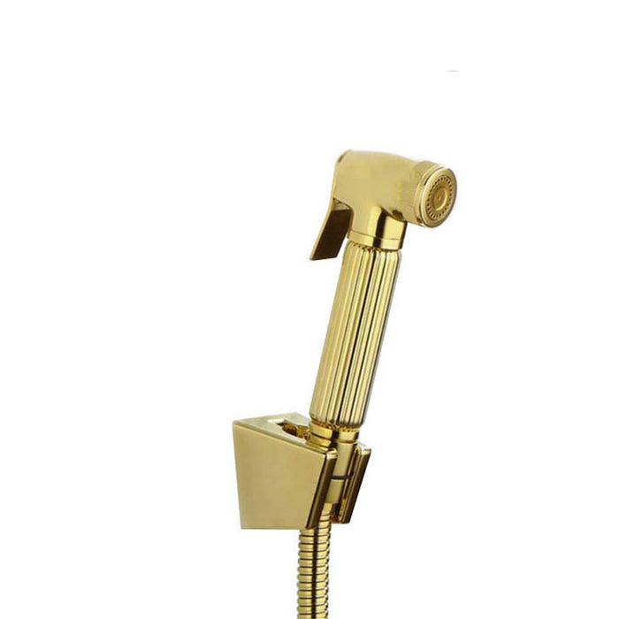 Ducha Telefono  Bidet Dorado Manguera y Soporte