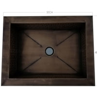 Lavamanos Vintage  Rectangular 50X40CM Bronce Antiguo