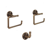 Juego accesorios Vintage x 3 Bronce Antiguo