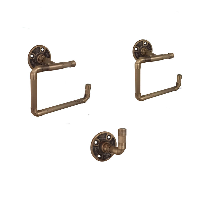 Juego accesorios Vintage x 3 Bronce Antiguo