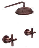 Mezclador vintage Cobre Antiguo + Ducha  20cm