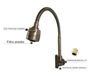 Grifería Pared  Flexible doble funcion  Bronce Antiguo