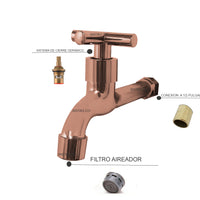 Griferia Pared  Terminal novo  Oro Rosa