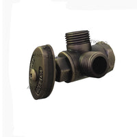 Registro Regulacion Doble  Bronce  antiguo