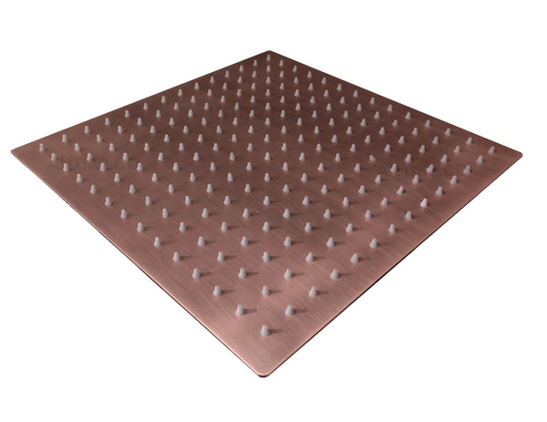 Registro Cuadrado  y ducha 30cm x 30cm  Cobre antiguo