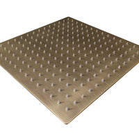 Mezclador Ducha  Cuadrdao  + Ducha 20x20cm Bronce Antiguo