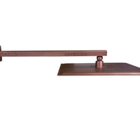 Registro Cuadrado  y ducha 20cm x 20cm  Cobre antiguo