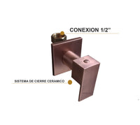 Registro Cuadrado  y ducha 30cm x 30cm  Cobre antiguo