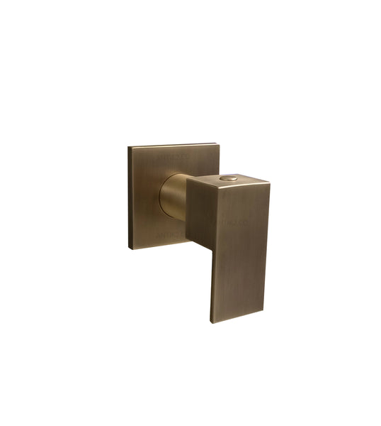 Registro Ducha cuadrado  Bronce antiguo