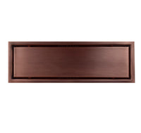Rejilla Piso  Cobre Antiguo revestimiento  Rectangular 80x10cm