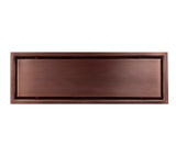 Rejilla Piso  Cobre Antiguo revestimiento  Rectangular 80x10cm