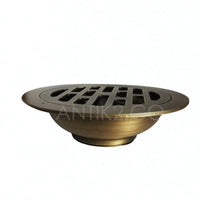 Rejilla piso Bronce Antiguo Diametro 10cm