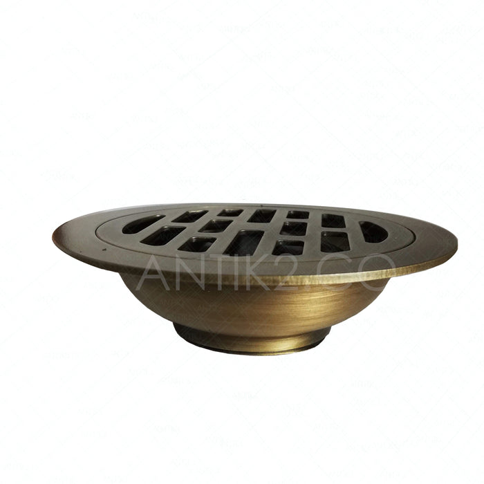 Rejilla piso Bronce Antiguo Diametro 10cm