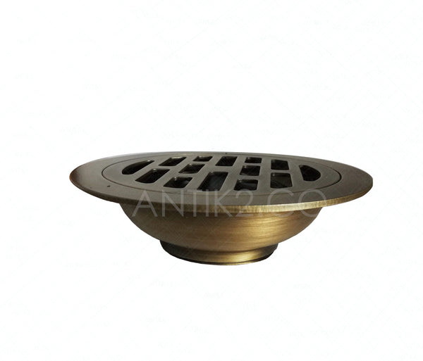 Rejilla piso Bronce Antiguo Diametro 10cm