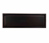 Rejilla piso  rectangular  30cm negro Antiguo con tapa para recubrimiento