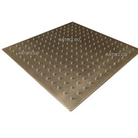 Ducha Cuadrada  Bronce Antiguo 25x25cm