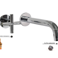 Llave Pared Cruceta Novo (Agua Fria)