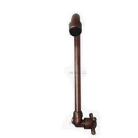 Griferia Vintage Pared Cobre Antiguo