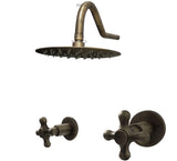 Mezclador vintage Bronce Antiguo + Ducha 30cm