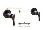 Mezclador ducha niza Bronce Antiguo + Ducha 20cm