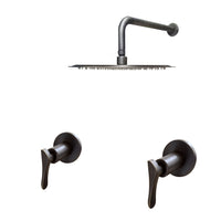 Mezclador ducha niza Bronce Antiguo + Ducha 30cm