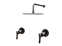 Mezclador ducha niza Bronce Antiguo + Ducha 30cm