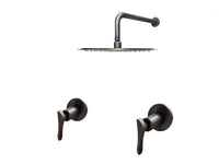 Mezclador ducha niza Bronce Antiguo + Ducha 25cm