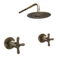 Mezclador Ducha Nantes Vintage Bronce Antiguo + Ducha 20cm