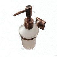 Jabonera Liquida Cobre Antiguo Soporte a Pared