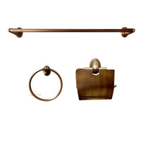 Juego De Accesorios Vintage  Bronce Antiguo x 3