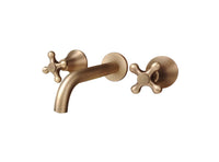Mezclador Lavamanos Pared vintage  Toulouse Bronce Antiguo