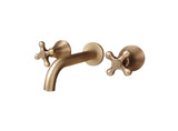 Mezclador Lavamanos Pared vintage  Toulouse Bronce Antiguo