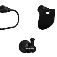Juego de accesorios Alum negro x 3 piezas