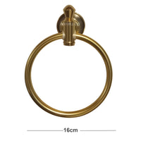 Accesorios Baño Prisma  Dorado/Negro  x 3