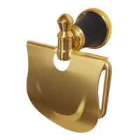 Porta Rollo Prisma Dorado/Negro