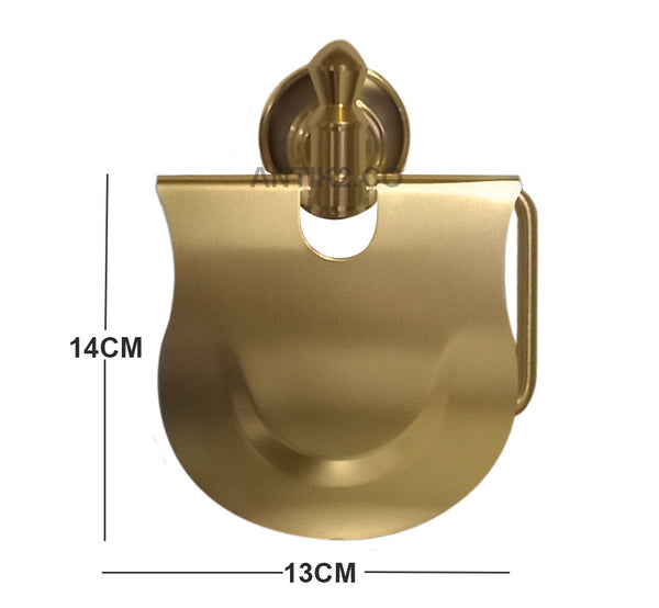 Accesorios Baño Prisma  Dorado/Negro  x 3