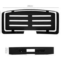 Repisa Rectangular  Baño Negro