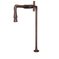 Griferia Vintage Nvo cruz Lavamanos Cobre antiguo