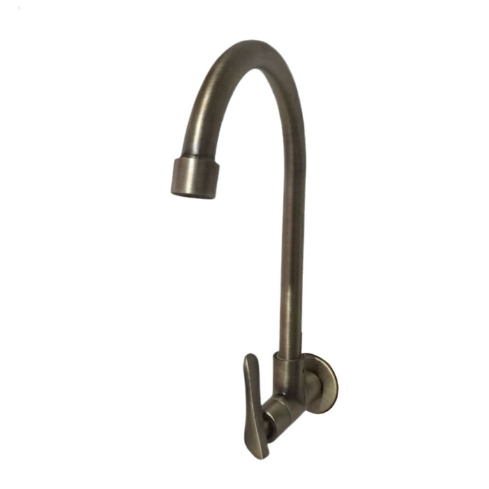 Griferia Vintage Pared Bronce Antiguo (Agua Fria)