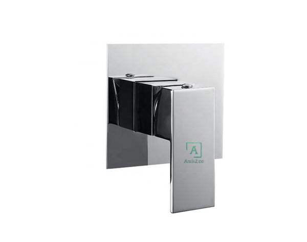 Mezclador Ducha monomando slim niquqel brillante