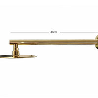 Mezclador Ducha Timote Dorado + Ducha 30cm