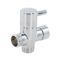 Set Ducha Bidet Slim Con Soporte + Desviador Niquel Brillante