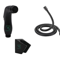 Set Ducha Bidet Lyon Negro  Soporte/manguera