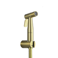 Ducha Bidet Oro Cepillado  Con Soporte