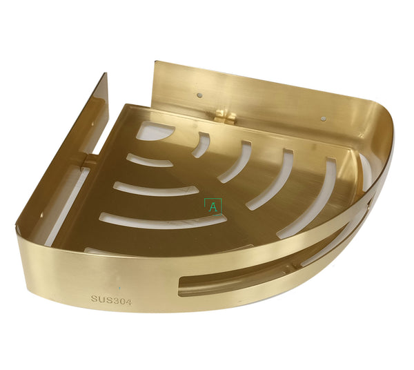 Repisa Esquinera Baño Bronce Satin
