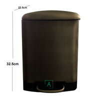 Papelera  Pedal Bronce Antiguo 6 LTS