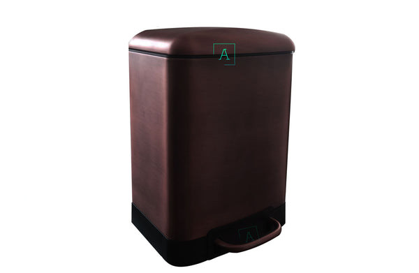 Papelera  Pedal Cobre Antiguo 6 LTS